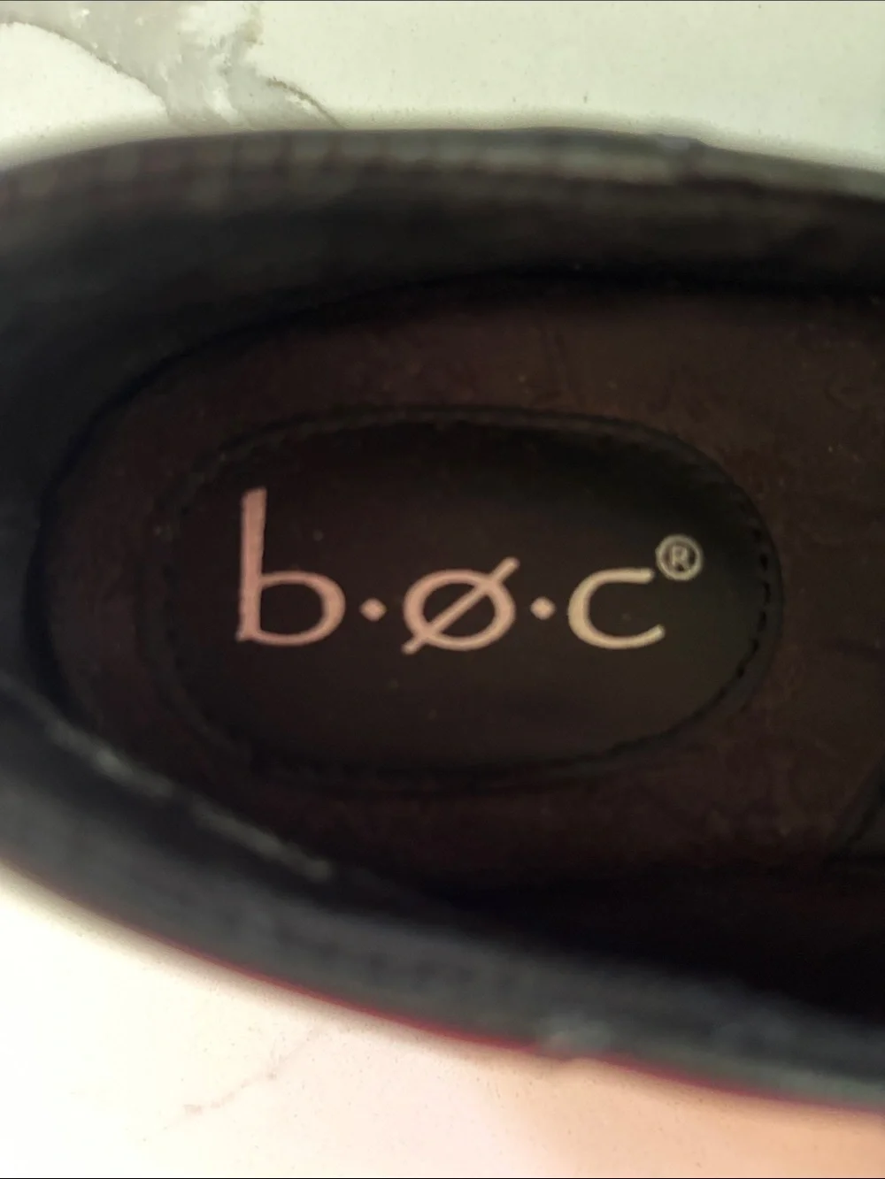 b.o.c. Suree Black Genuine Leather Slip-On Loafers, Women’s Sz 7 NEW W/OUT TAGS